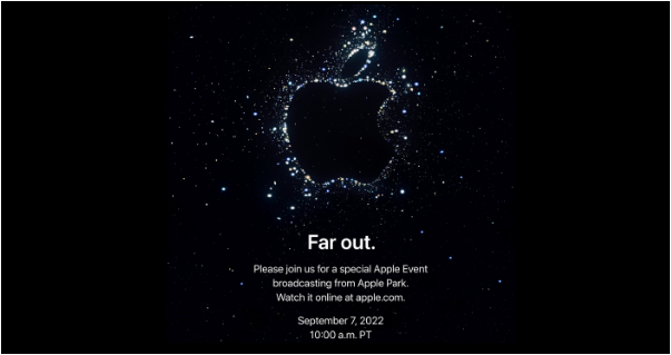 ยันยัน! แอปเปิลเตรียมจัดอีเว้นท์ Far Out. วันที่ 7 ก.ย. 65 คาดเปิดตัว iPhone 14