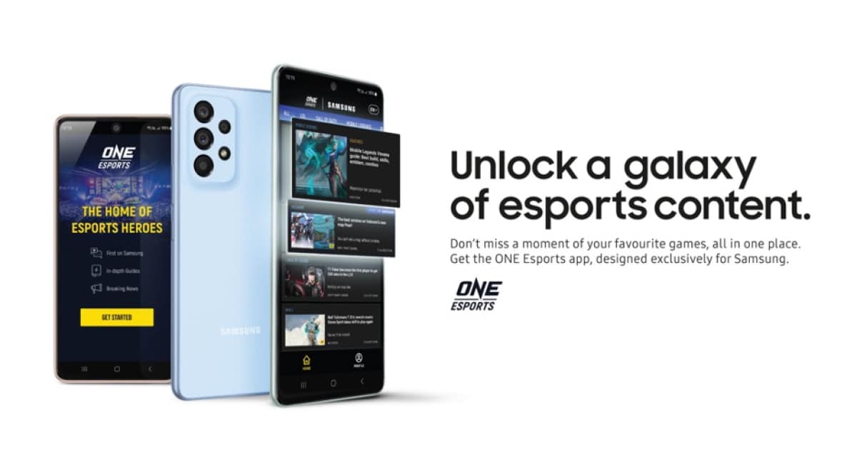 Samsung เปิดตัวแอป One Esports ตามติดโลกอีสปอร์ตเฉพาะผู้ใช้ซัมซุง
