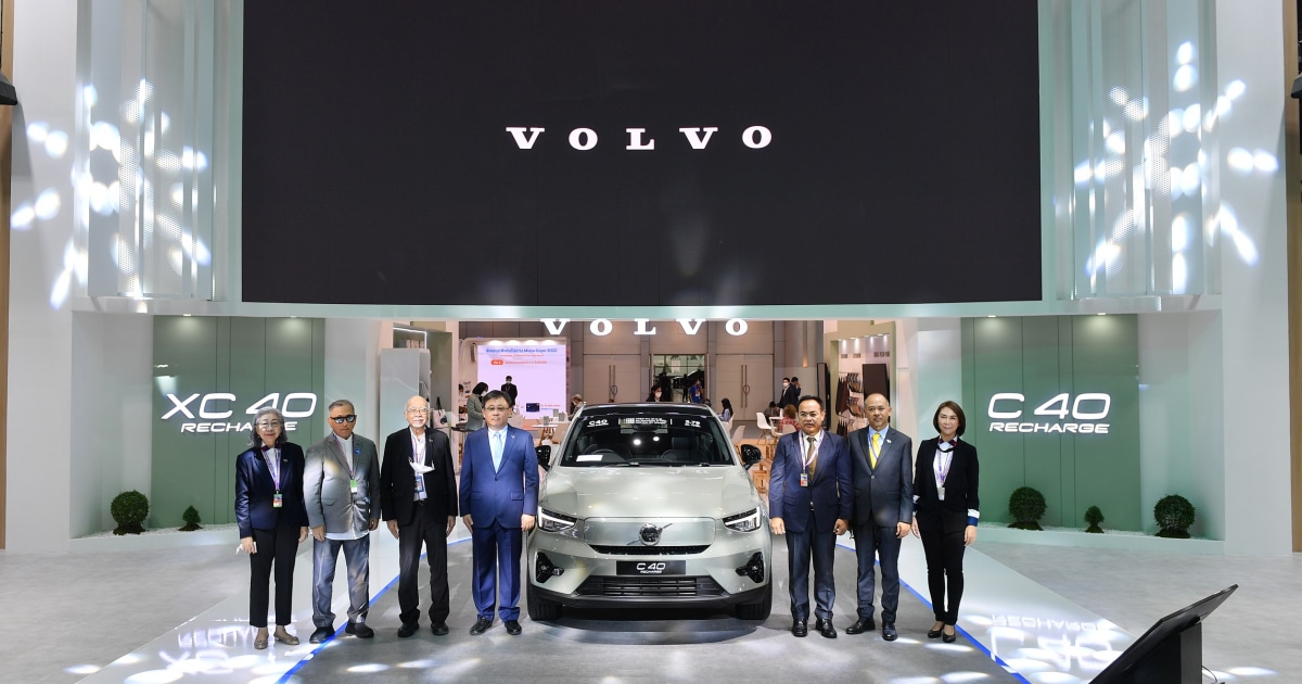 Volvo C40 Recharge Pure Electric รถไฟฟ้า 100% รุ่นล่าสุด ที่งาน Motor Expo 2022