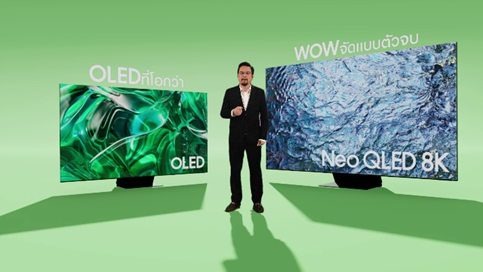 Samsung เปิดตัว Neo QLED TV 8K ปี 2023 ตอกย้ำผู้นำยอดขายทีวีอันดับหนึ่งทั่วโลก 17 ปี พร้อมตอบโจทย์เทรนด์จอใหญ่ หวังยอดขาย Neo QLED TV เติบโตขึ้นเป็นเท่าตัว