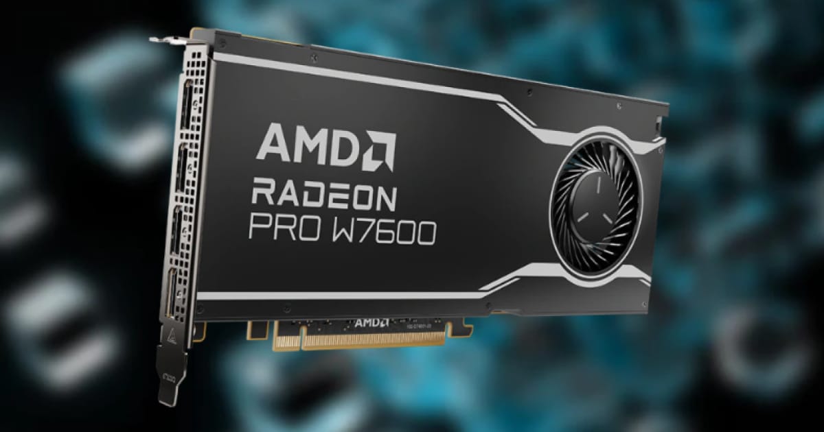 เปิดตัว AMD Radeon PRO W7600 และ AMD Radeon PRO W7500 กราฟิกการ์ด เพื่อเวิร์คโหลดงานเมนสตรีมระดับมืออาชีพ