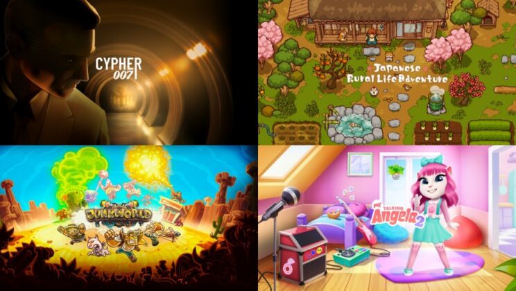 Apple Arcade เตรียมเปิดตัว 4 เกมใหม่ในเดือนกันยายน ได้แก่ Cypher 007, Japanese Rural Life Adventure, Junkworld และ My Talking Angela 2+